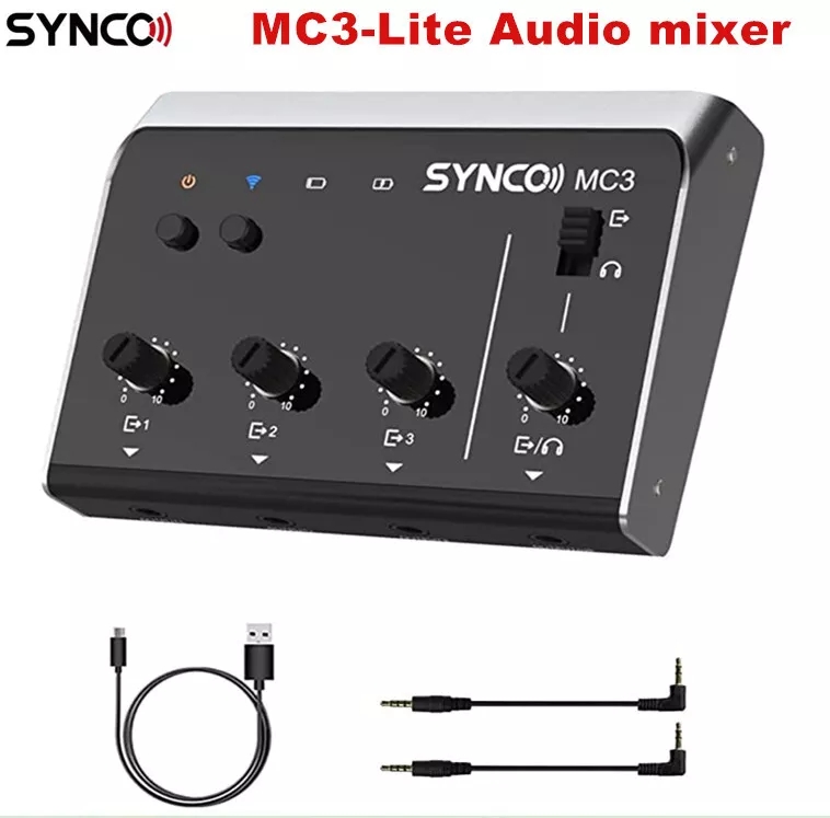 Synco MC3 Lite аудиомикшер 4-к – обзор и цена Photography Videos Free