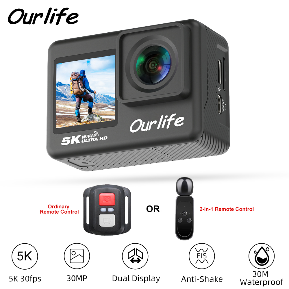 Экшн-камера Ourlife 5K30FPS, 2 – обзор и цена Photographic Memory