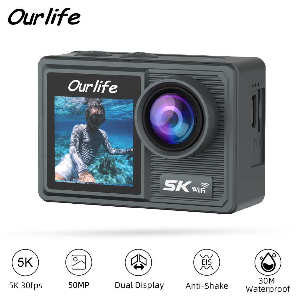 Экшн-камера Ourlife 5K 4K Вело – обзор и цена Photographic Memory